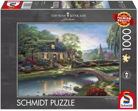 Kinkade Stoney Creek Cottage Puzzle 2D 1000pcs