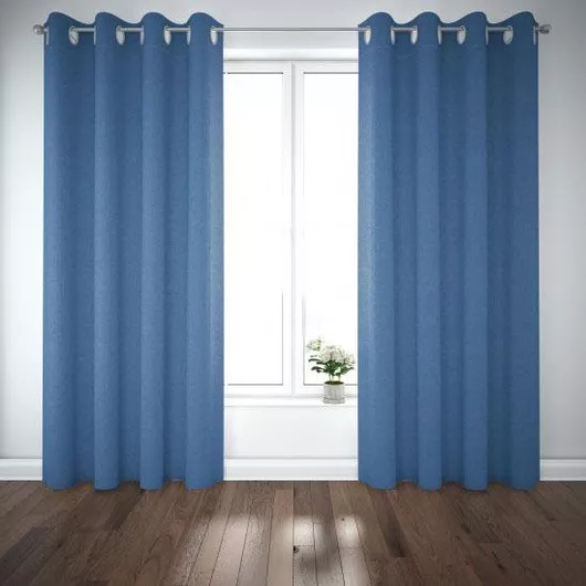 Κουρτίνα Living Project με Τρουκς Efes Μπλε 200x270cm