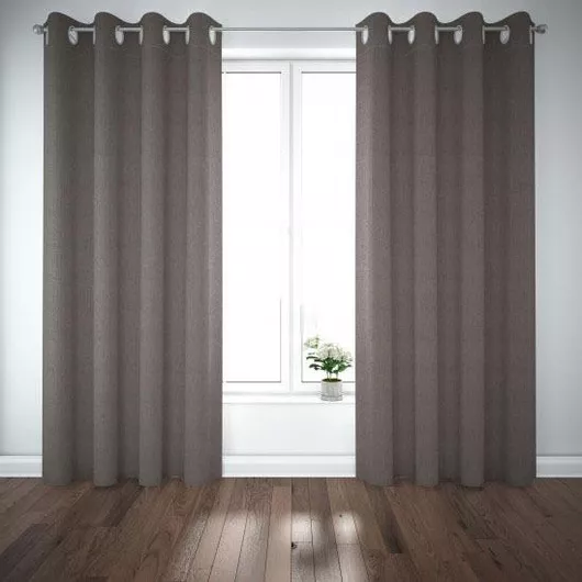 Κουρτίνα Living Project με Τρουκς Efes Καφέ 300x270cm