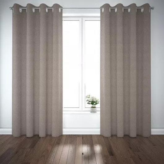 Κουρτίνα Living Project με Τρουκς Efes Καφέ 150x270cm