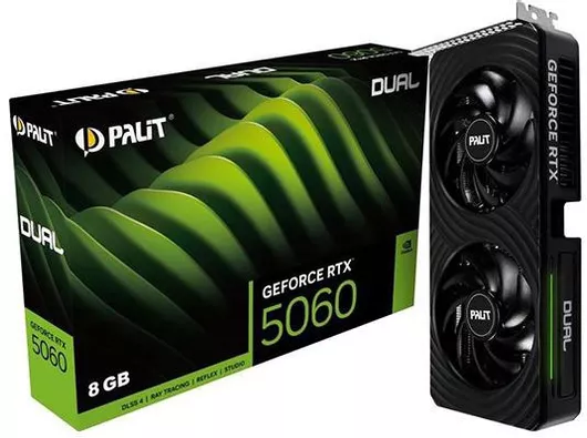 Κάρτα Γραφικών Palit GeForce RTX 5060 8GB GDDR7 Dual