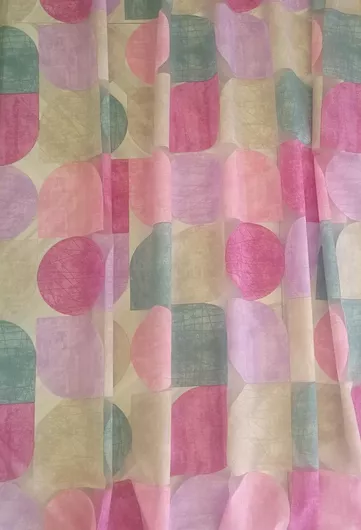 Κουρτίνα Living Project με Τρέσα Ροζ 150x280cm