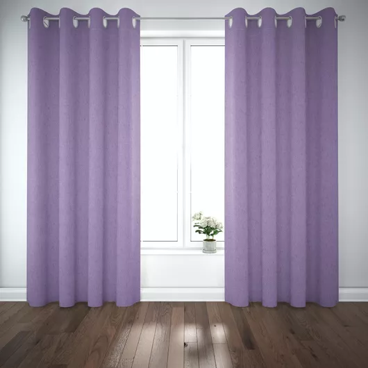 Κουρτίνα Living Project με Τρουκς Atlas Μοβ 200x270cm