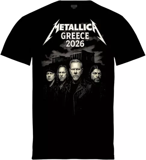 Μπλούζα Pegasus Premium Metallica Athens 2026 Τύπωμα