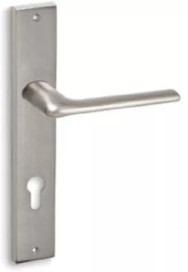 Πόμολο Μεσόπορτας Convex 1485 1485HS05 Ζεύγος Νίκελ Ματ