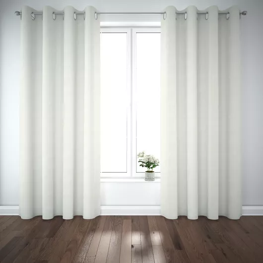 Κουρτίνα Living Project με Τρουκς Atlas Εκρού 300x270cm