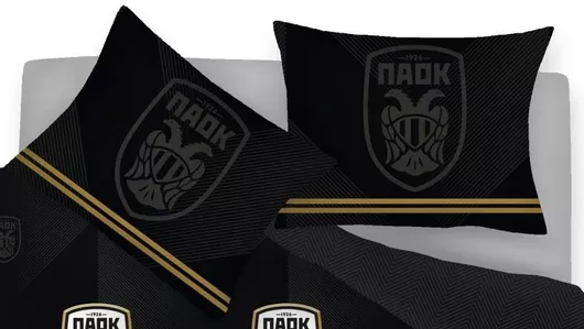 Σετ Μαξιλαροθήκες Vesta Home Μαύρο Paok40 50x70cm