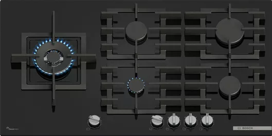 Bosch Series 6 Εστία Υγραερίου Αυτόνομη με Απορροφητήρα 91.5x52εκ.