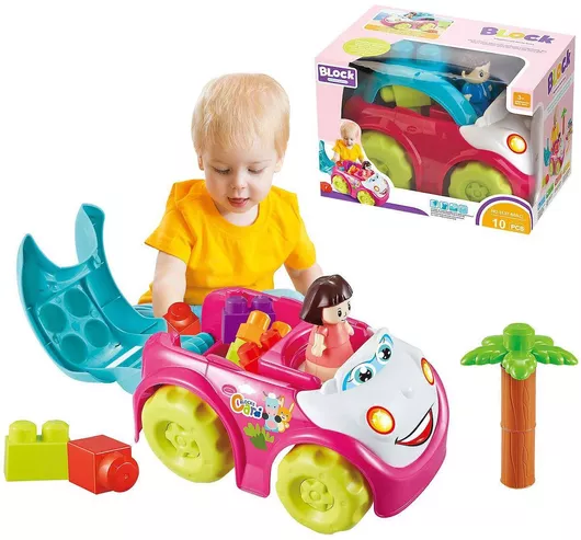 Τουβλάκι ToyMarkt Αυτοκινητάκι 10τμχ.
