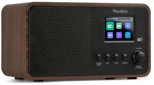Audizio Avio Επιτραπέζιο Ραδιόφωνο Ρεύματος DAB+ με Bluetooth & USB Wood