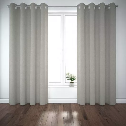 Κουρτίνα Living Project με Τρουκς Sakura Μπεζ 150x270cm