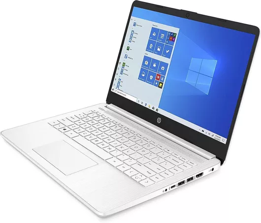 HP 14-dq3000 14" Celeron Quad Core-N4500/4GB/64GB Flash Storage/W11 SSnowflake White US Keyboard