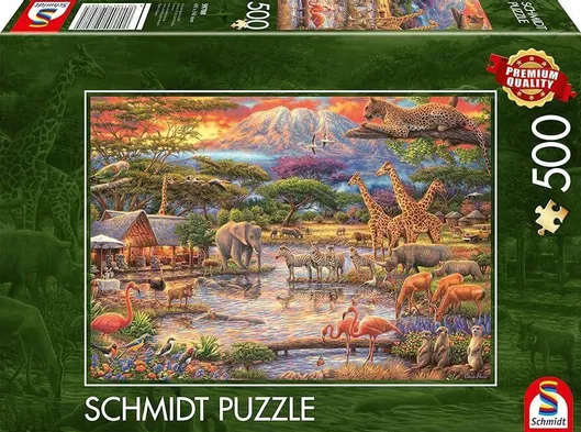 Schmidt Puzzle 500pcs Paradise On Kilimanjaro 59708