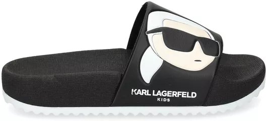 Karl Lagerfeld Παιδικές Σαγιονάρες Μαύρο