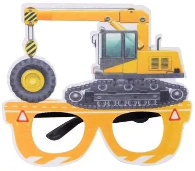 3 Τεμ Παιδικό Πάρτι Γενεθλίων Αστεία Γυαλιά Φωτογραφικά Στηρίγματα Γερανός