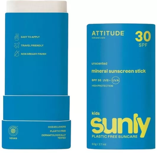 Παιδικό Αντηλιακό Stick Attitude Αδιάβροχο SPF30 60ml