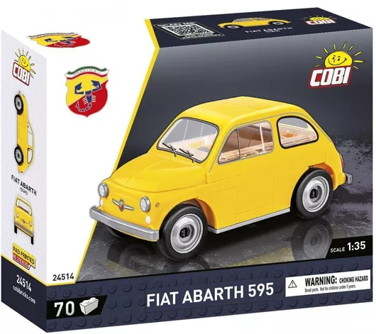 Τουβλάκι Cobi Fiat Abarth 595 για 6+ Ετών 70τμχ.