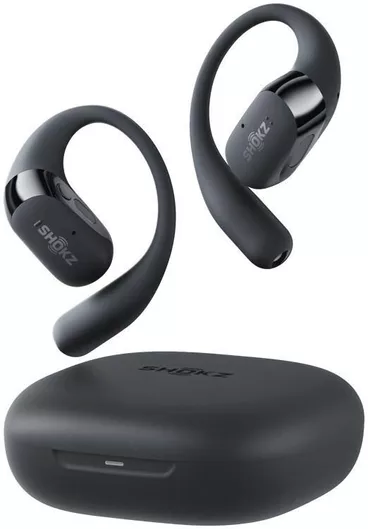 Shokz OpenFit 2 Open Ear Bluetooth Handsfree Ακουστικά με Αντοχή στον Ιδρώτα & Θήκη Φόρτισης Μαύρο