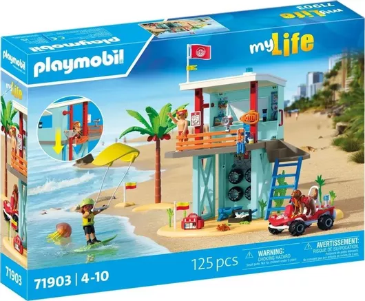 Playmobil MyLife Πύργος Ναυαγοσώστη και Όχημα Παραλίας για 4-10 ετών