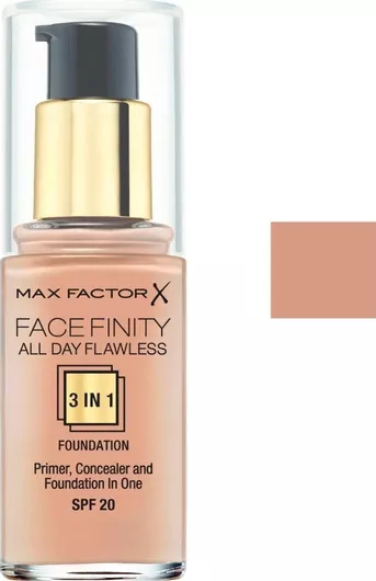 Max Factor Facefinity All Day Flawless Spf20 Liquid Make Up SPF20 50 Natural 30ml