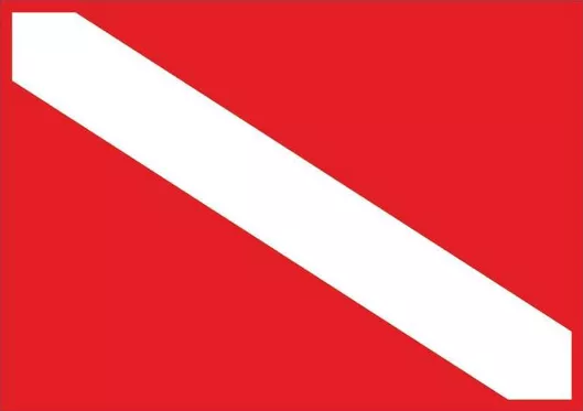 Lalizas Σημαία Καταδυτική 35x50cm