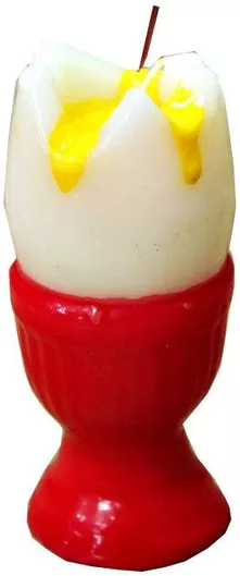 Πασχαλινή Λαμπάδα Αρωματική Λαμπάδα Αυγό με Βάση 10cm.