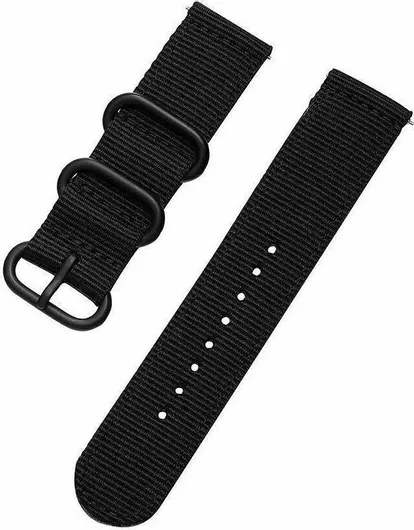 Λουράκι Ρολογιού Υφασμάτινο easy click 0512 22mm black
