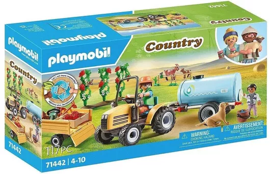 Playmobil Country Τρακτέρ Με Βυτιοφόρο για 4-10 ετών