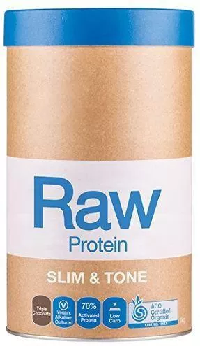 Amazonia Raw Protein Slim & Tone Βιολογική Χωρίς Γλουτένη & Λακτόζη με Γεύση Σοκολάτα 1kg