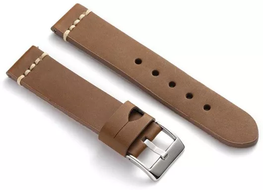 Λουράκι Ρολογιού Diloy Straps Δερμάτινο 20mm Καφέ