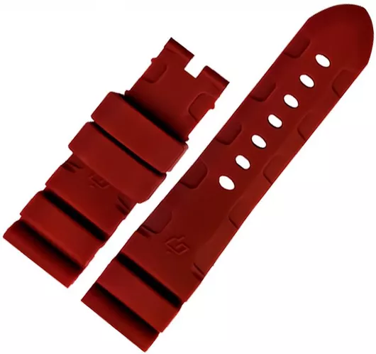 Λουράκι Ρολογιού Καουτσούκ 24mm Κόκκινο
