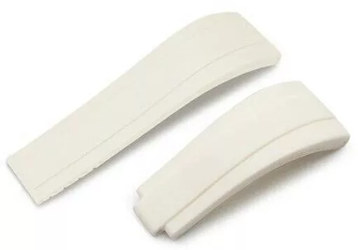 Λουράκι Ρολογιού σιλικόνης 20mm ίσιο για rolex white