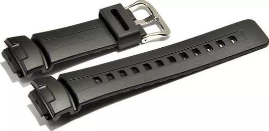 Λουράκι Ρολογιού Casio Καουτσούκ 16mm Μαύρο