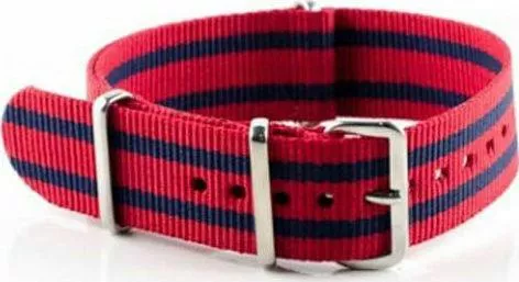 Λουράκι Ρολογιού NATO N19 20mm Red/Blue