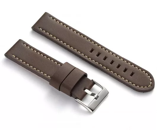 Λουράκι Ρολογιού Diloy Straps Δερμάτινο 20mm Καφέ