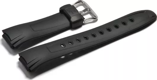 Λουράκι Ρολογιού Casio Καουτσούκ 16mm Μαύρο