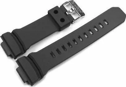 Λουράκι Ρολογιού Casio Καουτσούκ Μαύρο