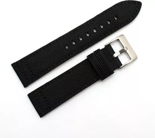 Λουράκι Ρολογιού Diloy Straps Δερμάτινο 24mm Μαύρο