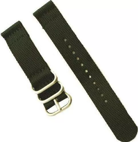 Λουράκι Ρολογιού Diloy Straps Υφασμάτινο Nato 20mm Χακί