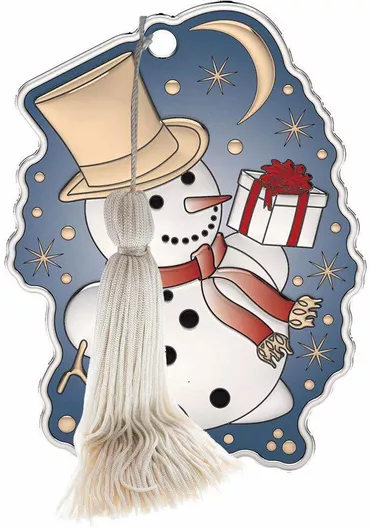 Γούρι Slevori Επιτραπέζιο από Ξύλο Μπλε 9.8x13cm