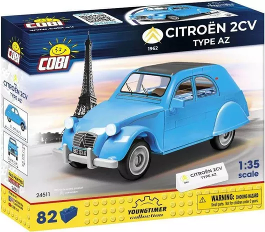 Τουβλάκι Cobi Citroen 2CV Type AZ 1962 για 6+ Ετών 82τμχ.