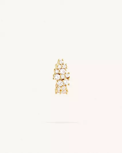 Σκουλαρίκι StanStefan Ear CuffΧρυσό Επιχρυσωμένα με Πέτρες