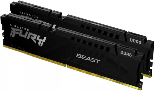Μνήμη RAM Kingston FURY Beast DDR5 32GB με 2x16GB Modules & Ταχύτητα 6000 για Desktop