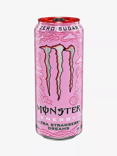 Αναψυκτικό Monster Ultra Energy Drink Strawberry Dream με Ανθρακικό 500ml