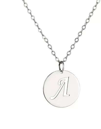 Goldsmith Μονόγραμμα "Λ" ΚολιέΛευκόχρυσο 9 Καρατίων