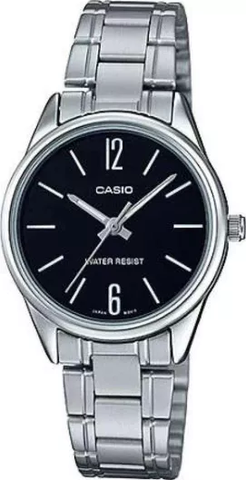 Γυναικείο Ρολόι Casio Γυναικείο 34mm Μπαταρίας με Ασημί Μεταλλικό Μπρασελέ