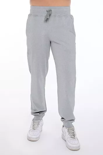 Ανδρικό Παντελόνι Φόρμας 1386 Βαμβακερό με Λάστιχο Γκρι
