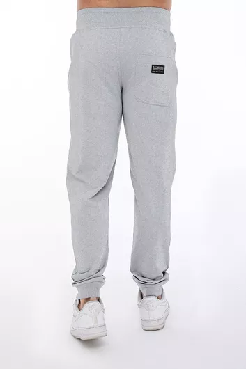 Ανδρικό Παντελόνι Φόρμας 1386 Βαμβακερό με Λάστιχο Γκρι