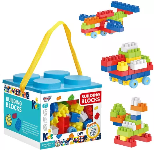 Τουβλάκια σε Κουτί Κύβο για 3+ Ετών 100τμχ