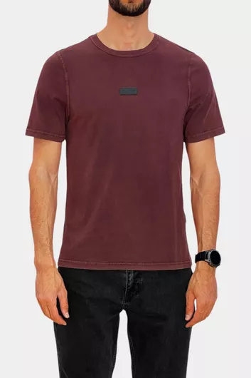 3Guys T-shirt μελιτζανί